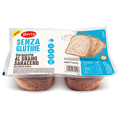 DORIA PAN BAULETTO GRANO SARACENO 2 PEZZI DA 175 G