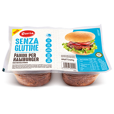 Doria Panini Hamburger 4 X75 G