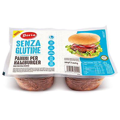 DORIA PANINI HAMBURGER 4X75 G