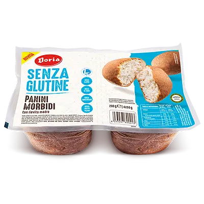 DORIA PANINI MORBIDI 4 PEZZI DA 50 G DORIA PANINI MORBIDI 4 PEZZI DA 50 G