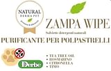 NATURAL DERMA PET SALVIETTE ZAMPAWIPE 15 PEZZI