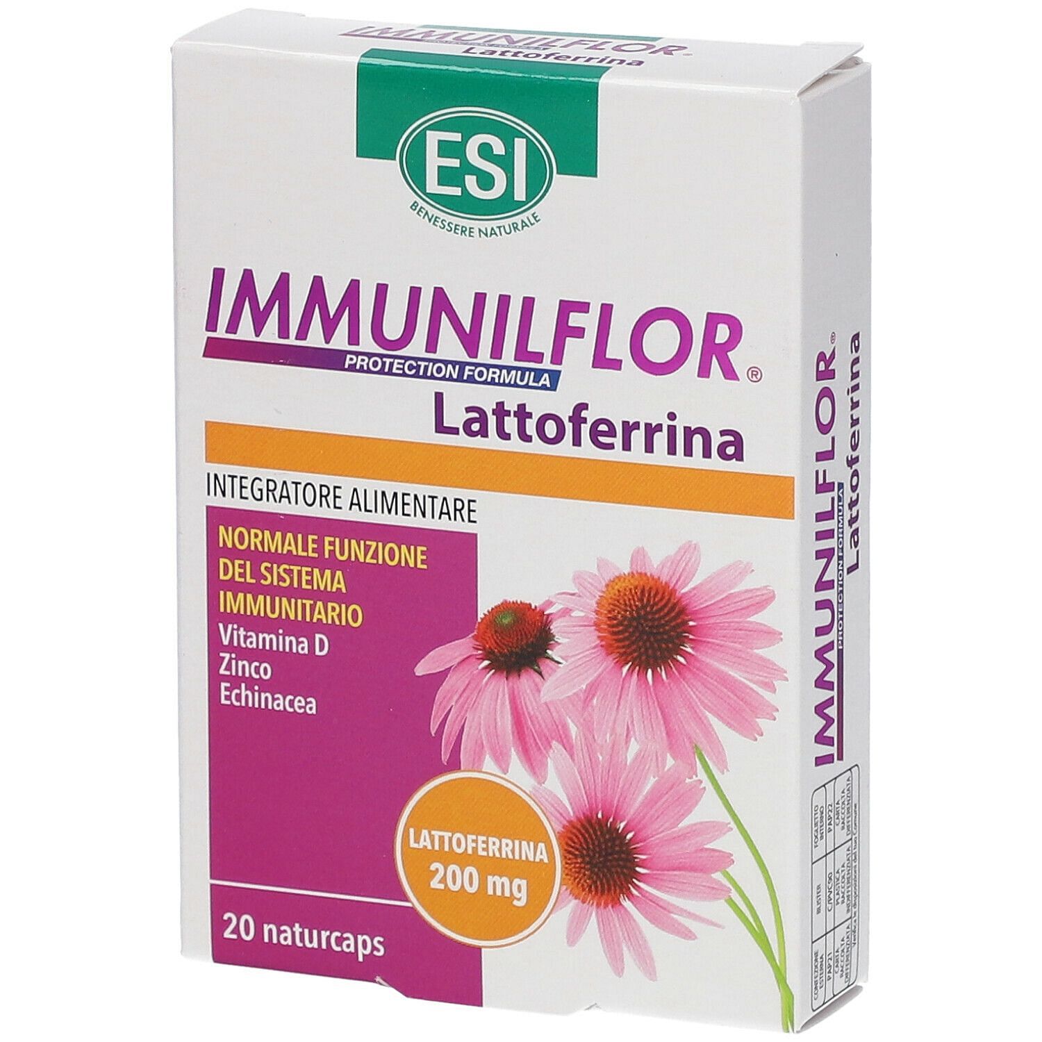 Esi Immunilflor Lattoferrina 20 Naturcaps