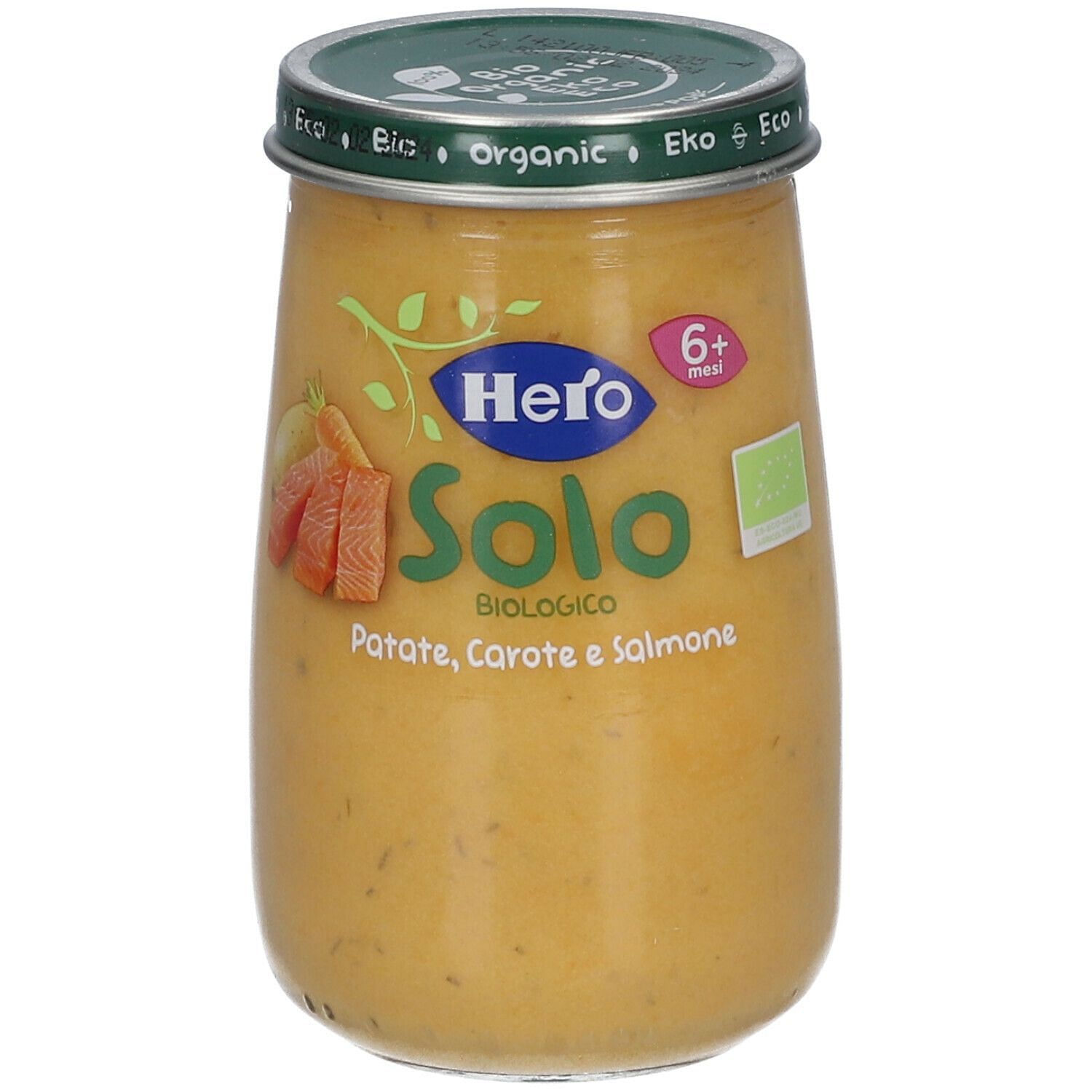 Hero Baby Solo Omogeneizzato Salmone Verdure 190 G