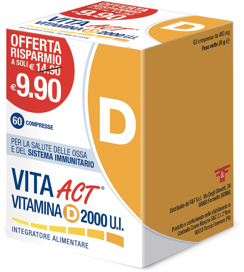 Vita Act Vitamina D 2000 Ui 60 Compresse