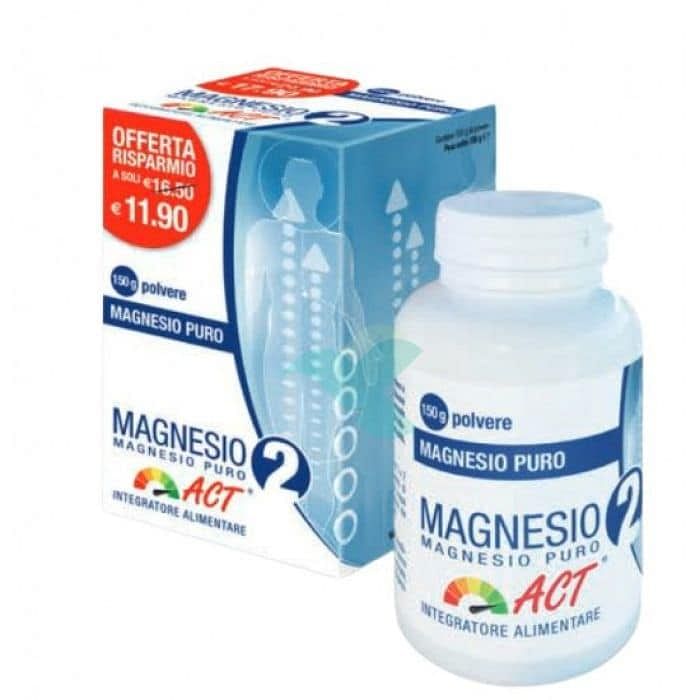 Magnesio 2 Act Puro Polvere 150 G