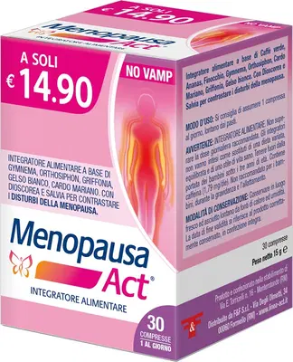 MENOPAUSA ACT 30 COMPRESSE MENOPAUSA ACT 30 COMPRESSE