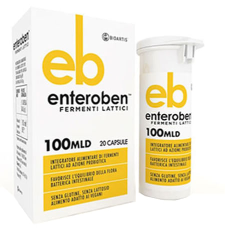 Enteroben 100 Mld 20 Capsule Vegetali