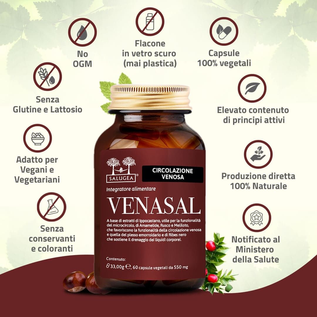 SALUGEA VENASAL 60 CAPSULE