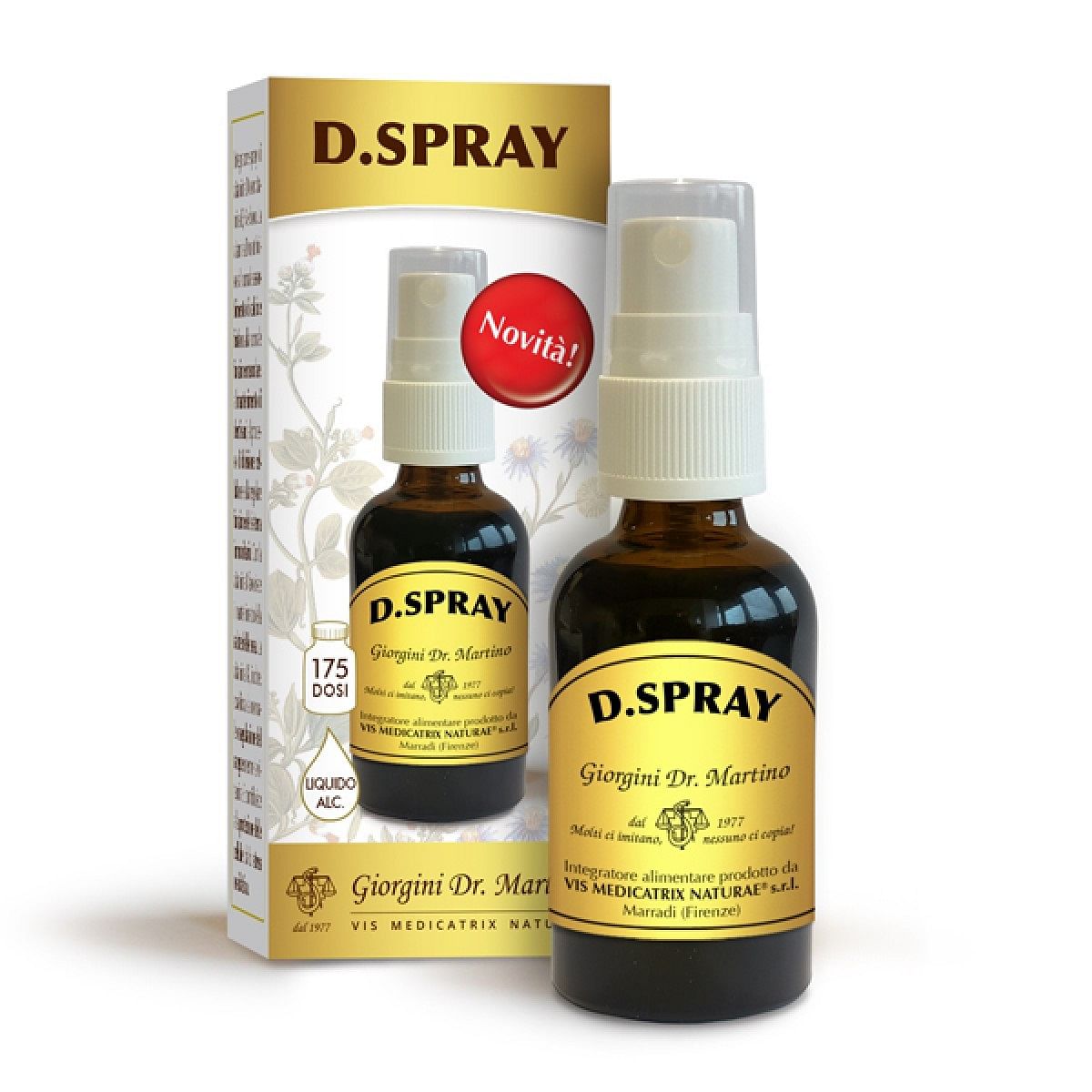 D Spray Liquido Alcoolico 30 Ml