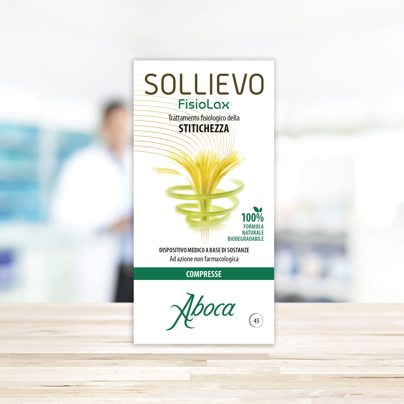 SOLLIEVO FISIOLAX 45 COMPRESSE