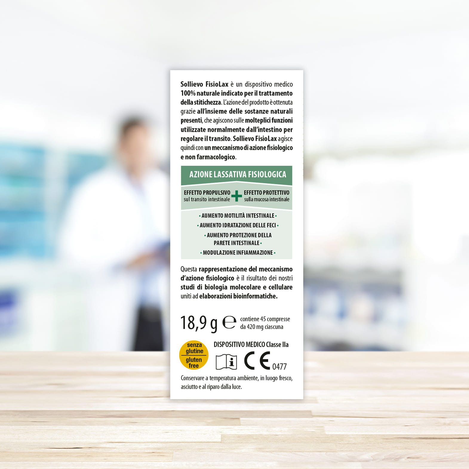 SOLLIEVO FISIOLAX 45 COMPRESSE