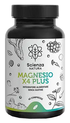MAGNESIO X4 PLUS 60 COMPRESSE MAGNESIO X4 PLUS 60 COMPRESSE