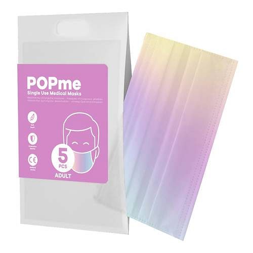 Popme Mask Chirurgica Rainbow 5 Pezzi