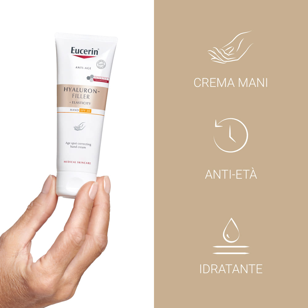 EUCERIN HYALURON FILLER + ELASTICITY CREMA MANI ANTI MACCHIE 75 ML