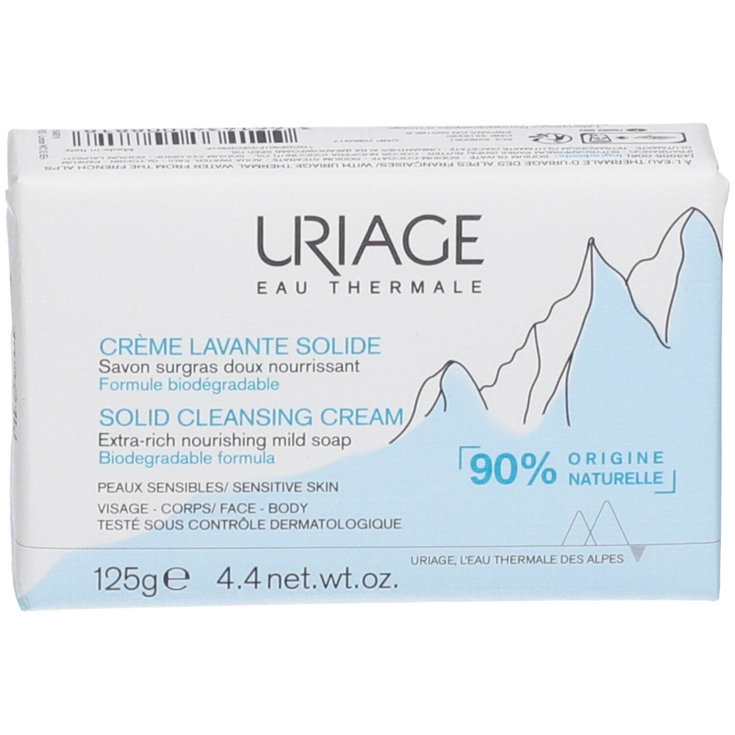 URIAGE CREME LAVANTE SOLIDE DERMATOLOGIQUE 125 G CREMA LAVANTE SOLIDA DERMATOLOGICA