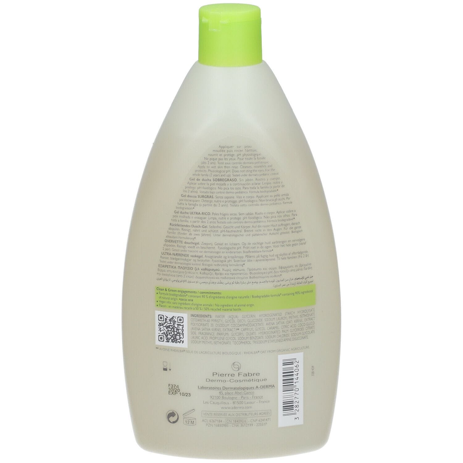 LES INDISPENSABLES GEL DOCCIA SURGRAS 500 ML