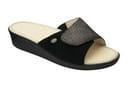 LEDEL GLITTERED MICROFIBRE+SUEDE W NERO 36