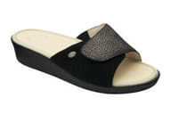 LEDEL GLITTERED MICROFIBRE+SUEDE W NERO 36