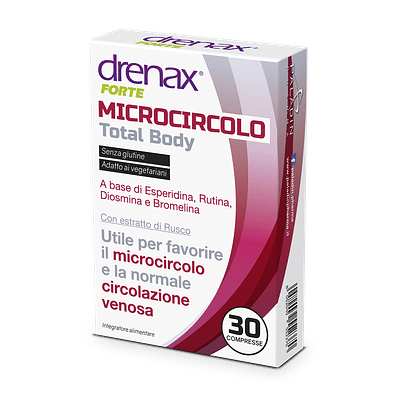 DRENAX FORTE MICROCIRCOLO TOTAL BODY 30 COMPRESSE