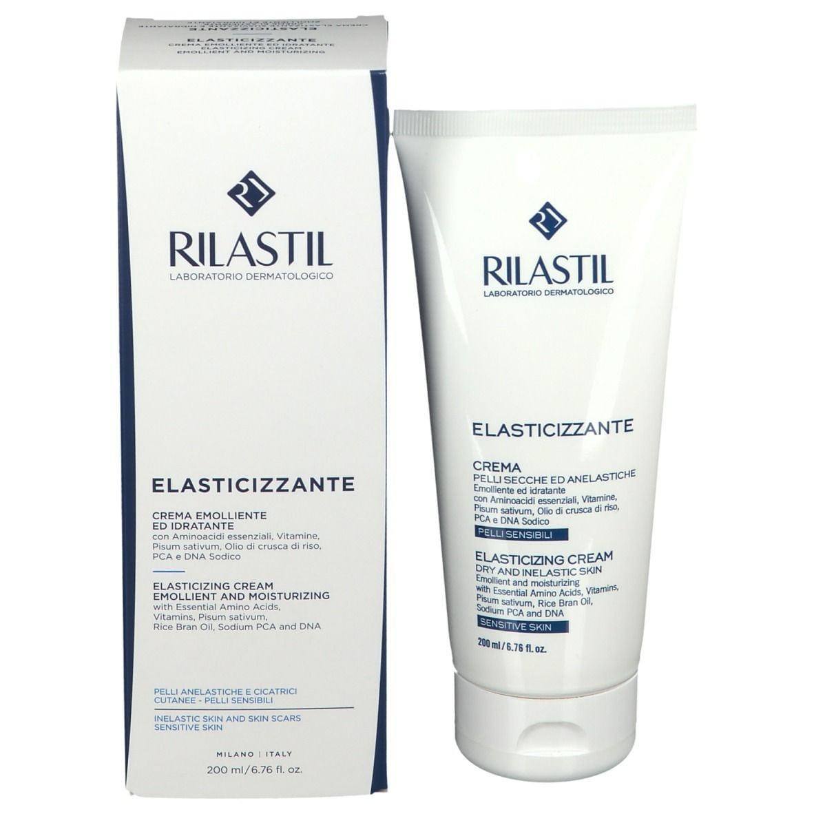 RILASTIL ELASTICIZZANTE CREMA PELLI SECCHE ED ANELASTICHE 200 ML
