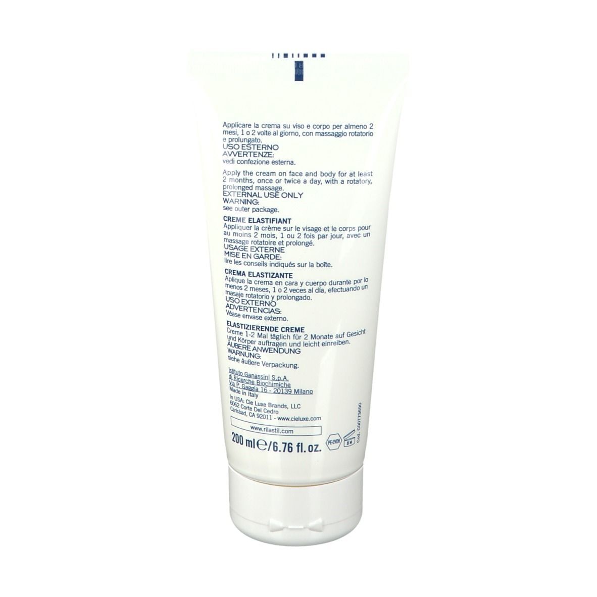 RILASTIL ELASTICIZZANTE CREMA PELLI SECCHE ED ANELASTICHE 200 ML
