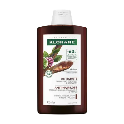 Klorane Shampoo Fortificante & Stimolante alla Chinina 400ml  Klorane Shampoo Fortificante & Stimolante alla Chinina 400ml