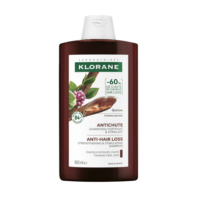 Klorane Shampoo Fortificante & Stimolante alla Chinina 400ml  Klorane Shampoo Fortificante & Stimolante alla Chinina 400ml