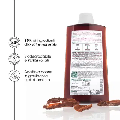 Klorane Shampoo Fortificante & Stimolante alla Chinina 400ml  Klorane Shampoo Fortificante & Stimolante alla Chinina 400ml