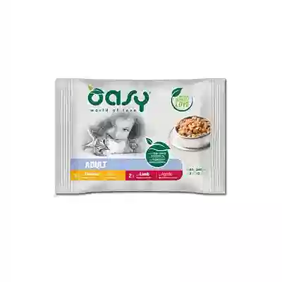 OASY WET CAT BOCCONCONCINI MULTIPACK ADULT MEAT SELECTION 4X85 G