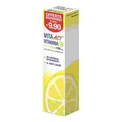 VITA ACT VITAMINA C 1000MG 20 COMPRESSE EFFERVESCENTI LIMONE