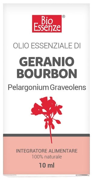 BIO ESSENZE OLIO ESSENZIALE DI GERANIO BOURBON 10 ML