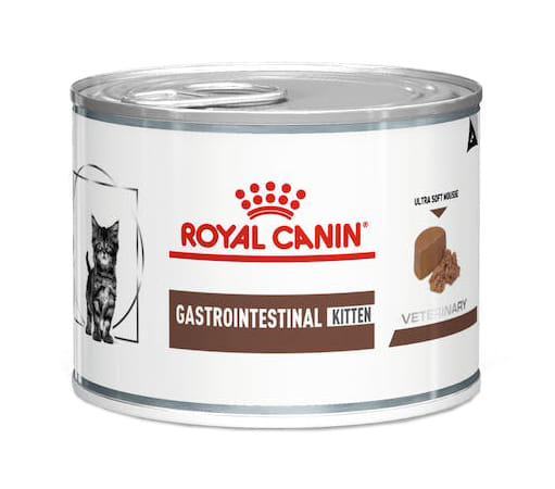 VETERINARY HEALTH NUTRITION WET CAT GASTROINTESTINAL KITTEN 195 G