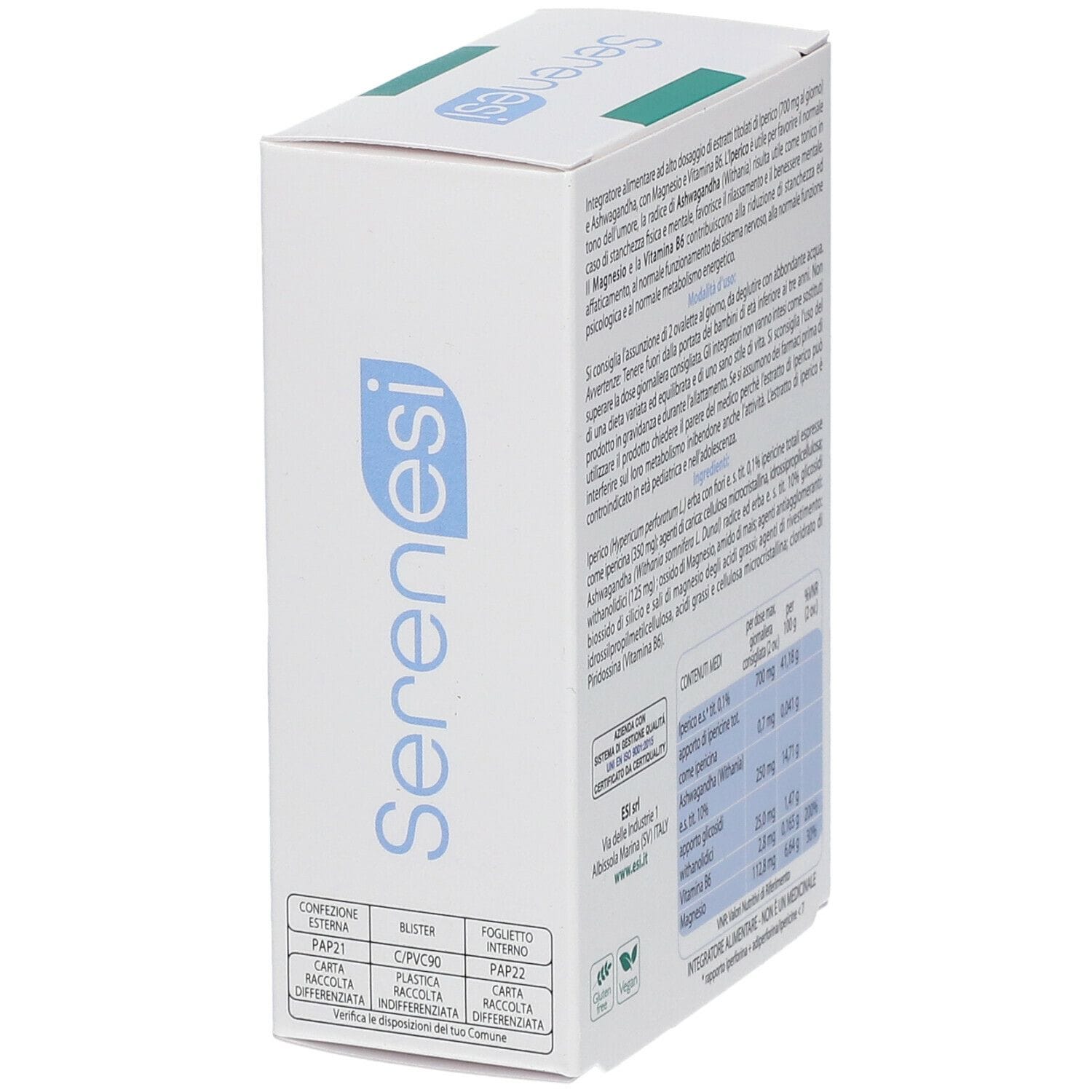 ESI SERENESI FORTE 60 OVALETTE SENZA GLUTINE