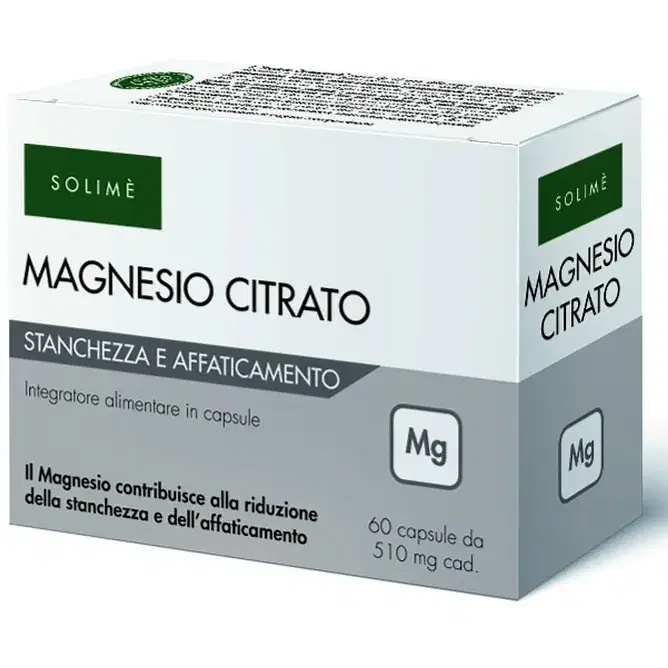 Magnesio Citrato Bibasico 60 Capsule