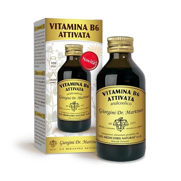 Vitamina B6 Attivata Liquido Analcolico 100 Ml