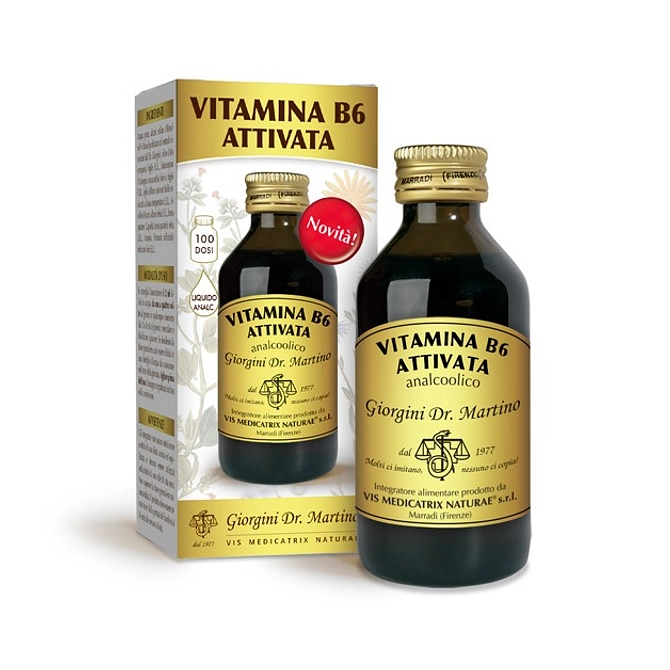 Vitamina B6 Attivata Liquido Analcolico 100 Ml