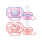 AVENT ULTRA AIR SUCCHIETTO GUFO/CERBIATTO FEMMINA 0-6 MESI 2 PEZZI
