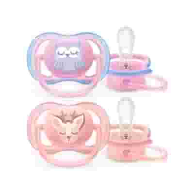 AVENT ULTRA AIR SUCCHIETTO GUFO/CERBIATTO FEMMINA 0-6 MESI 2 PEZZI