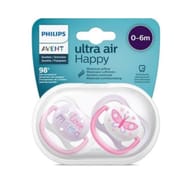 AVENT ULTRA AIR SUCCHIETTO MAM/BUTTERFLY FEMMINA 0-6 MESI 2 PEZZI