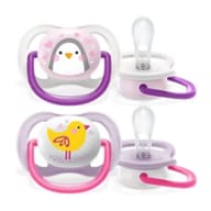 AVENT ULTRA AIR ANIMALS SUCCHIETTO PENGUIN/BIRD FEMMINA 0-6 MESI 2 PEZZI