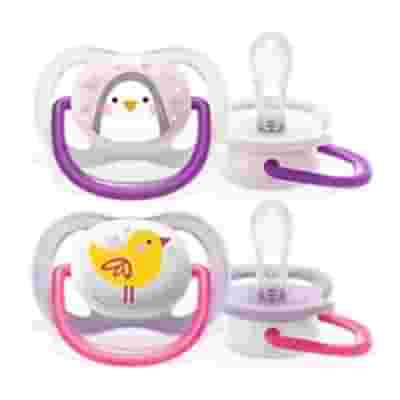 AVENT ULTRA AIR ANIMALS SUCCHIETTO PENGUIN/BIRD FEMMINA 0-6 MESI 2 PEZZI
