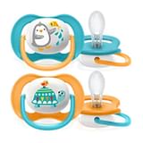 AVENT ULTRA AIR ANIMALS SUCCHIETTO PENGUIN/TURTLE MASCHIO 6-18 MESI 2 PEZZI