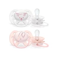 AVENT ULTRA SOFT SUCCHIETTO KOALA/BUNNY FEMMINA 0-6 MESI OLD SCF223/20 2 PEZZI