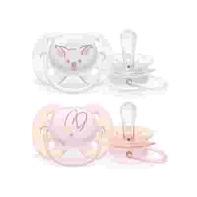 AVENT ULTRA SOFT SUCCHIETTO KOALA/BUNNY FEMMINA 0-6 MESI OLD SCF223/20 2 PEZZI