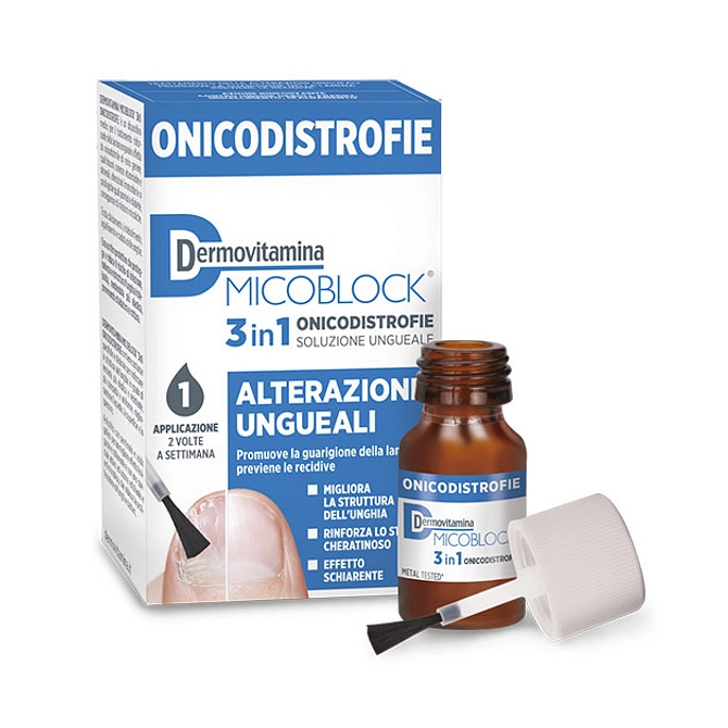 Dermovitamina Micoblock 3 In 1 Onicodistrofie Alterazioni Ungueali 7 Ml