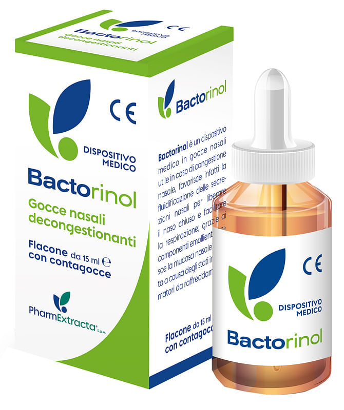 Bactorinol Gocce Nasali Decongestionanti 15 Ml