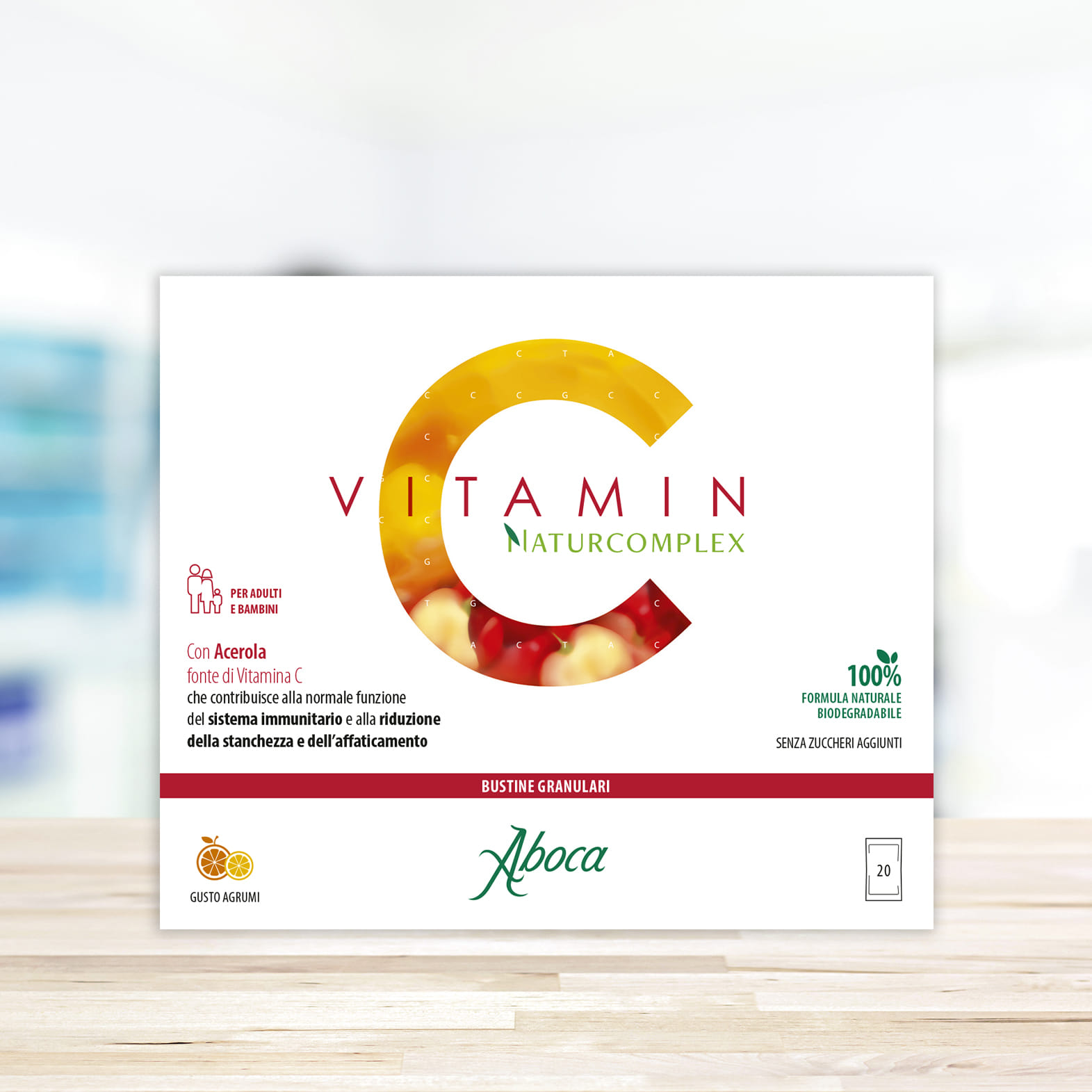 VITAMIN C NATURCOMPLEX 20 BUSTINE