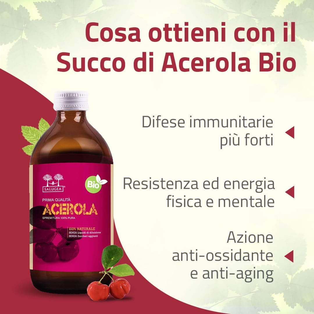 SALUGEA SUCCO ACEROLA BIO 500 ML