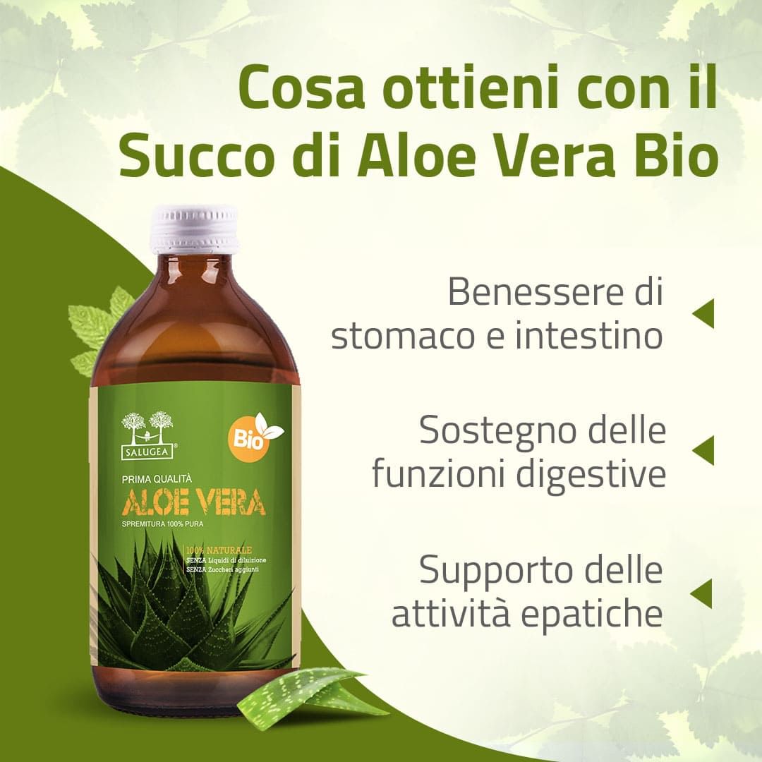 SALUGEA SUCCO ALOE VERA BIO 500 ML