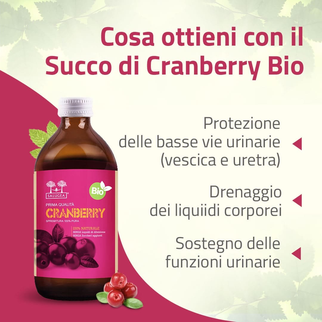 SALUGEA SUCCO CRANBERRY BIO 500 ML